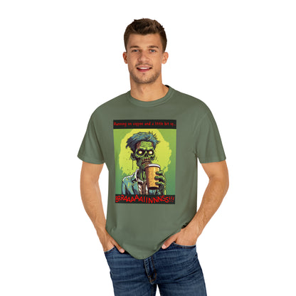 Zombie Coffee Brains - Unisex Ultra Soft Garment-Dyed T-shirt