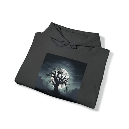 Serene Spooky Tree - Unisex Heavy Blend™ Hooded Sweatshirt