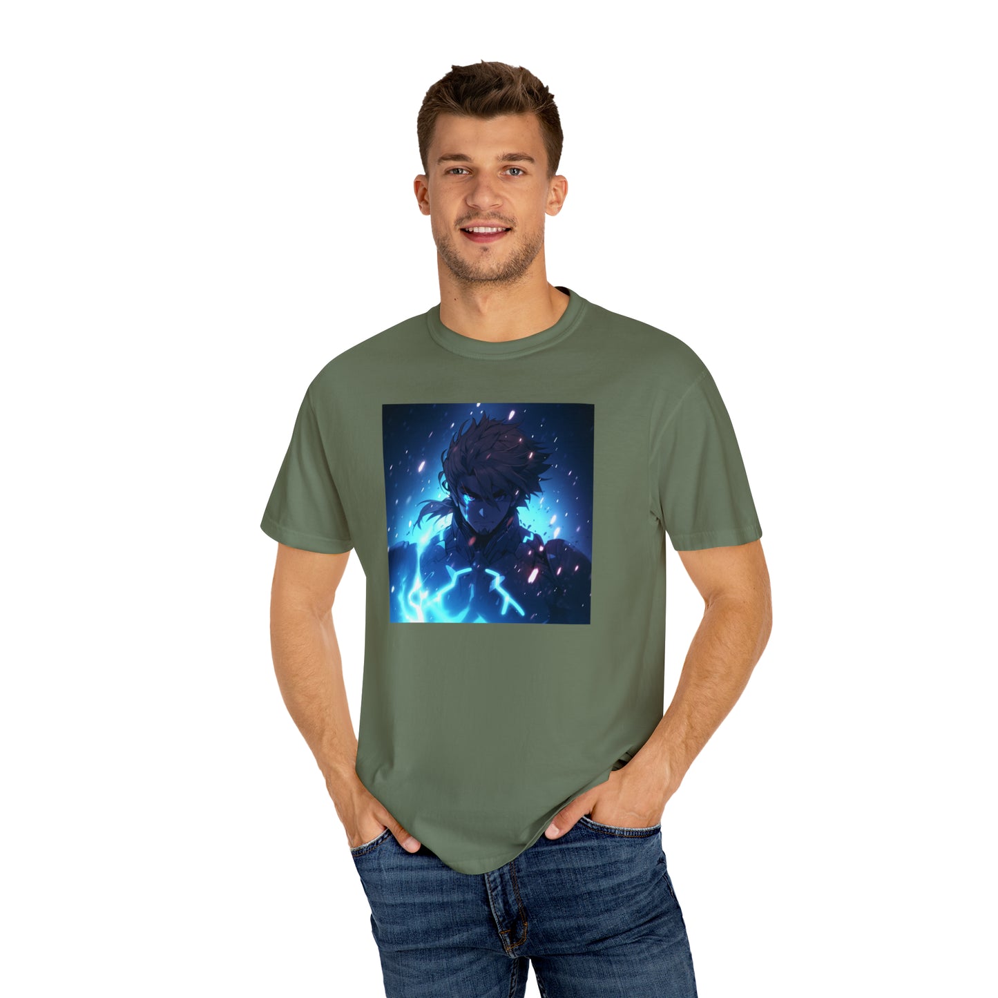 Azure Hero - Unisex Ultra Soft Garment-Dyed T-shirt