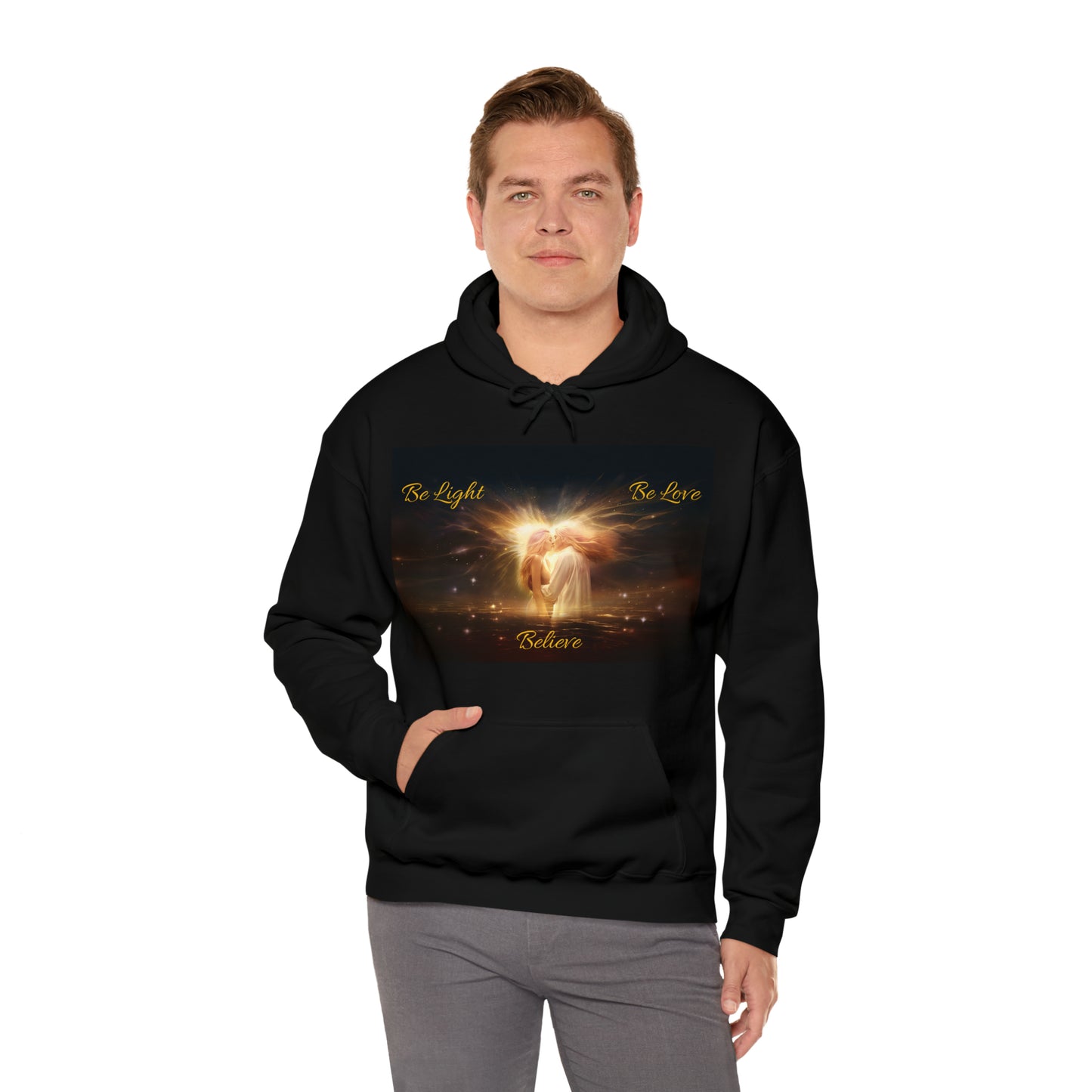 Believe in Love - Unisex Heavy Blend™ Hooded Sweatshirt