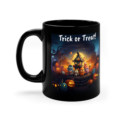 Candy Corn Family - 11oz Black Mug