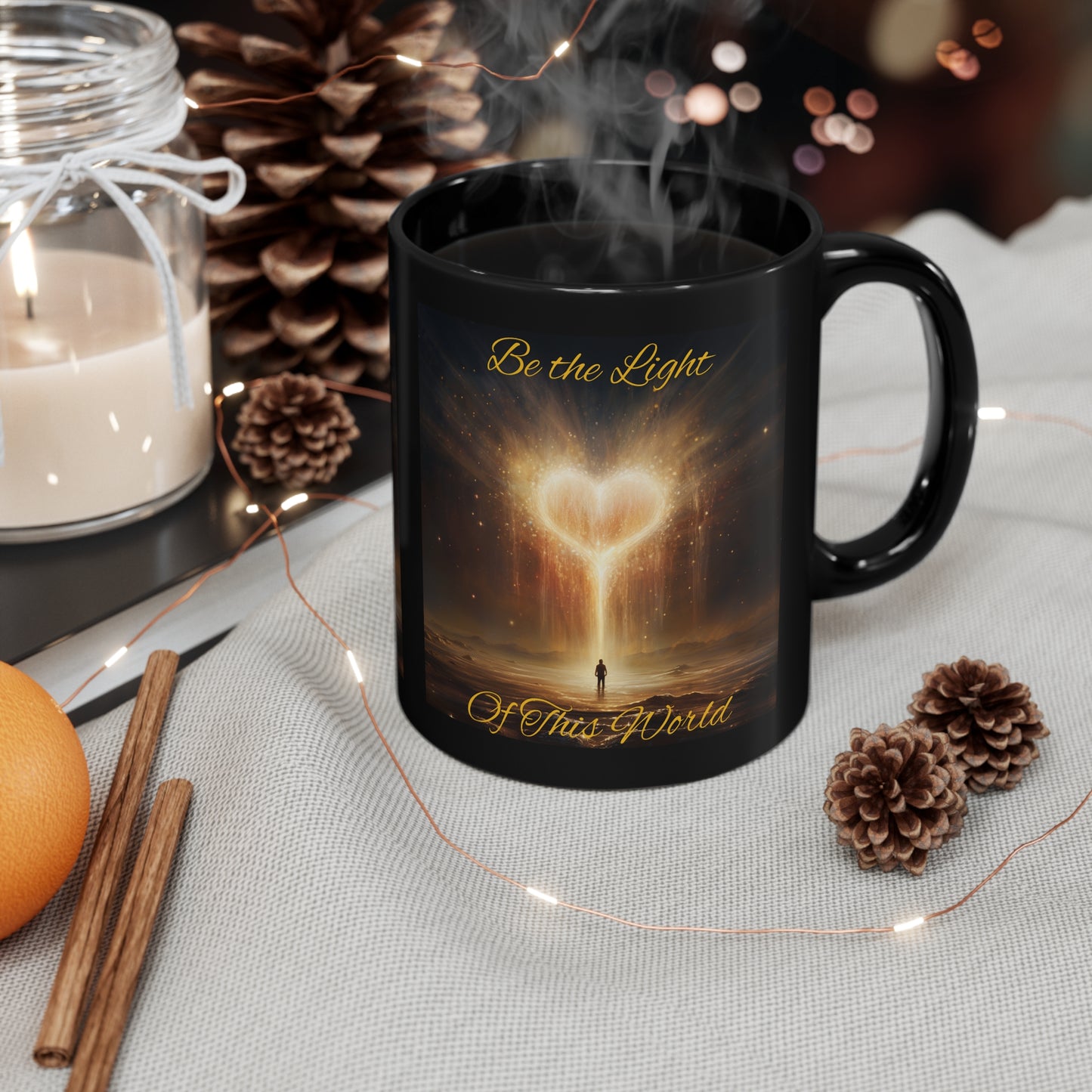 Be the Light - 11oz Black Mug