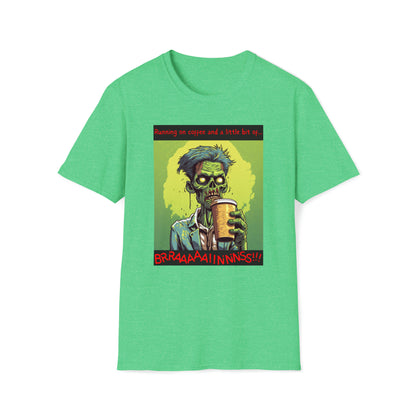 Zombie Coffee Brains - Unisex Softstyle T-Shirt