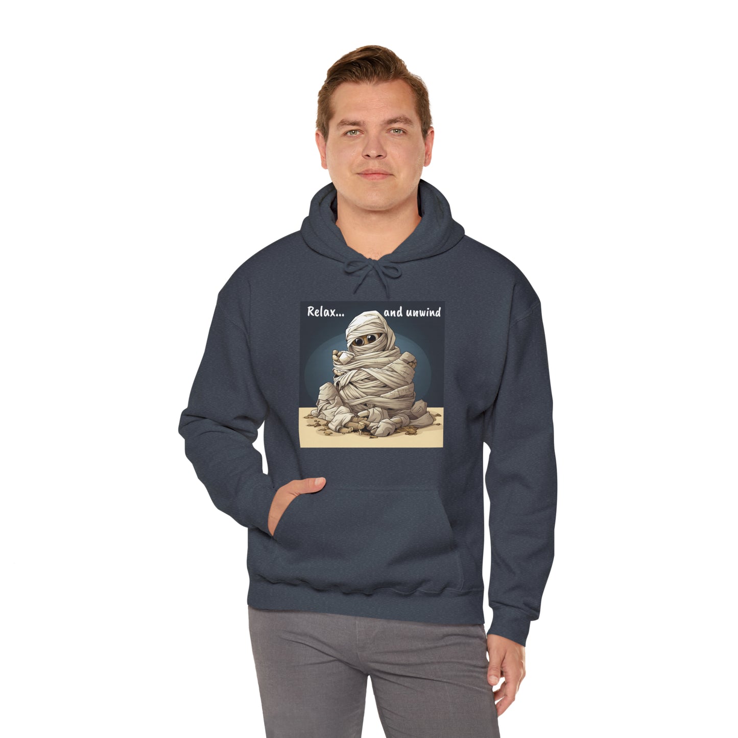 Unwind With Me - Unisex Heavy Blend™ Hooded Sweatshirt