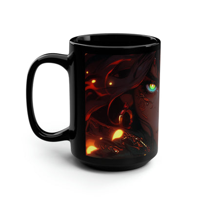 High Order (Closeup) - Black Mug, 15oz