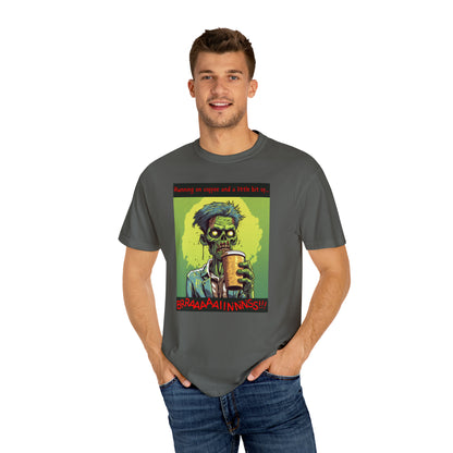 Zombie Coffee Brains - Unisex Ultra Soft Garment-Dyed T-shirt