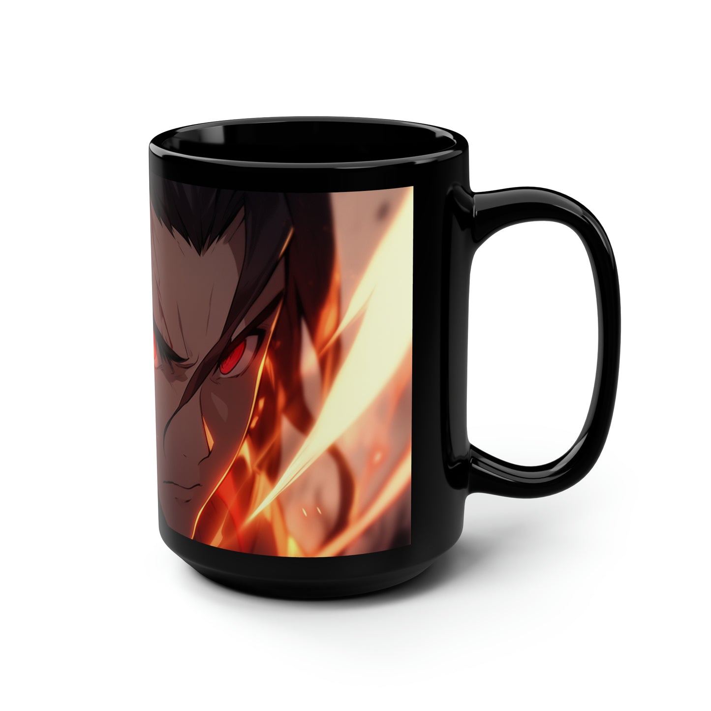 Forged In Fire (Closeup) - Black Mug, 15oz