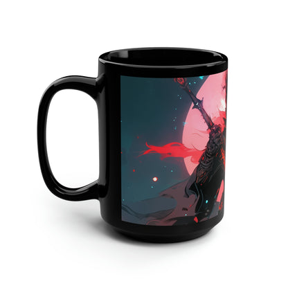 Guardian of Flame (Closeup) - Black Mug, 15oz