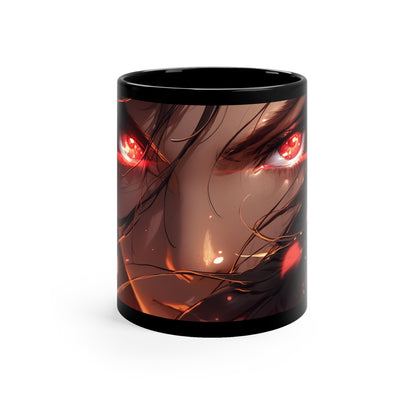 Within the Flame (Closeup) - 11oz Black Mug