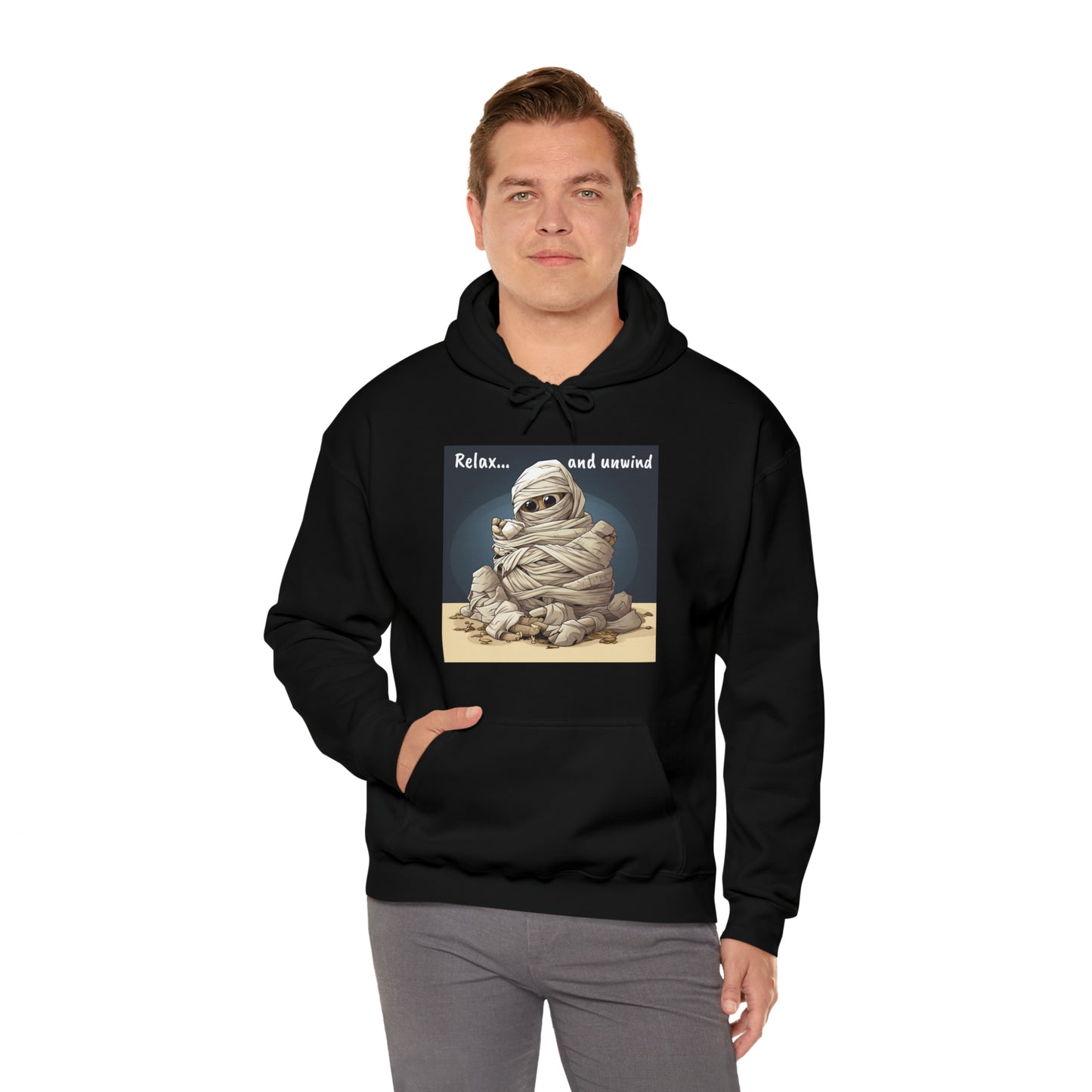 Unwind With Me - Unisex Heavy Blend™ Hooded Sweatshirt