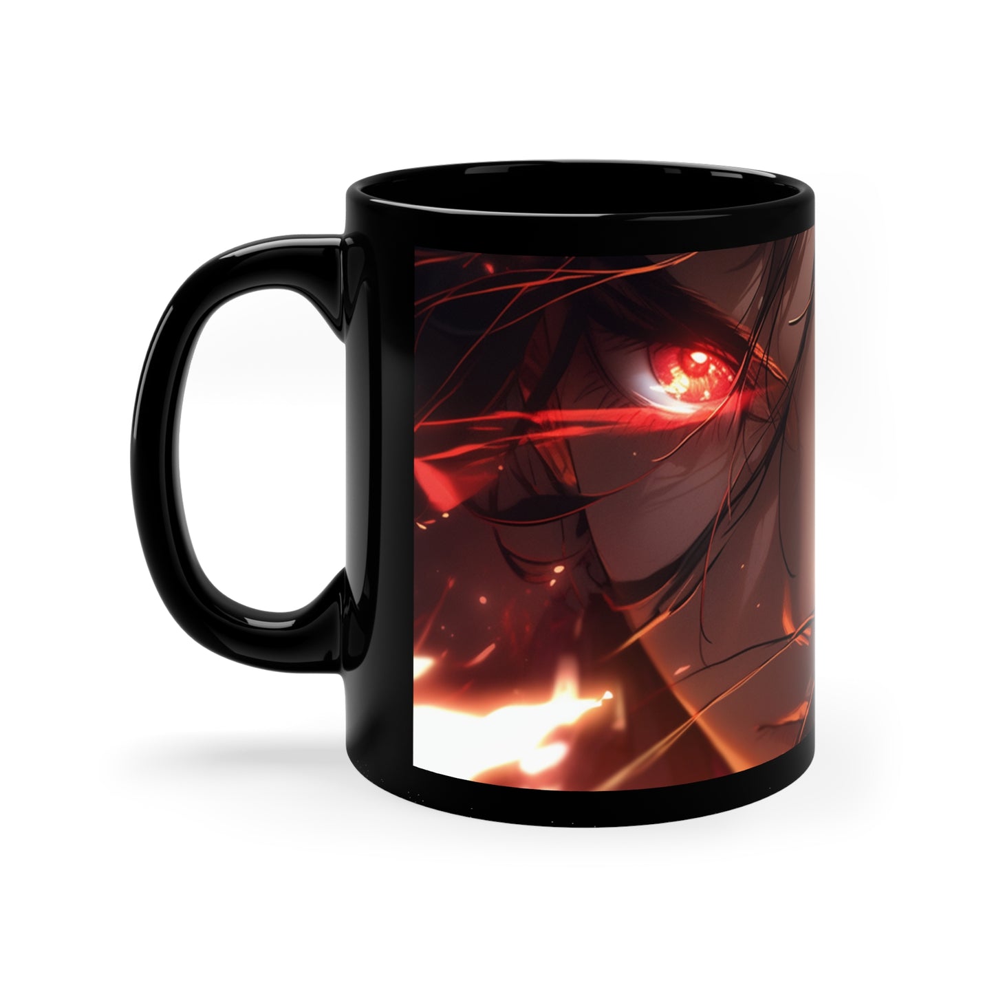 Within the Flame (Closeup) - 11oz Black Mug