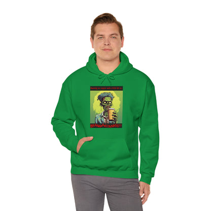 Zombie Coffee Brains - Unisex Heavy Blend™ Hooded Sweatshirt