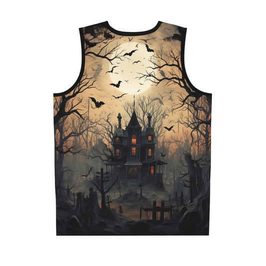 Spooky House - Basketball Jersey (AOP)