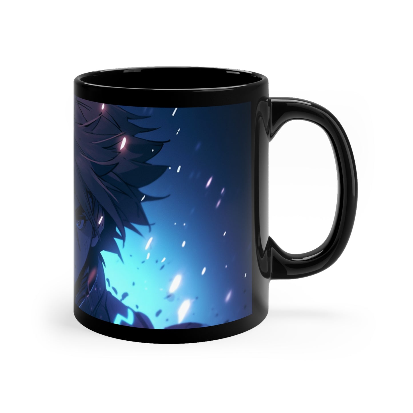 Azure Hero (Closeup) - 11oz Black Mug