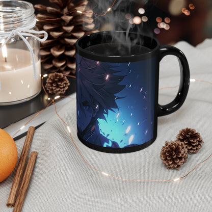 Azure Hero (Closeup) - 11oz Black Mug