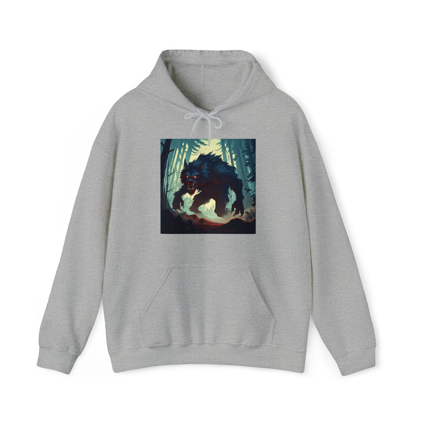 Werewolf in the Woods - Unisex Heavy Blend™ Hooded Sweatshirt