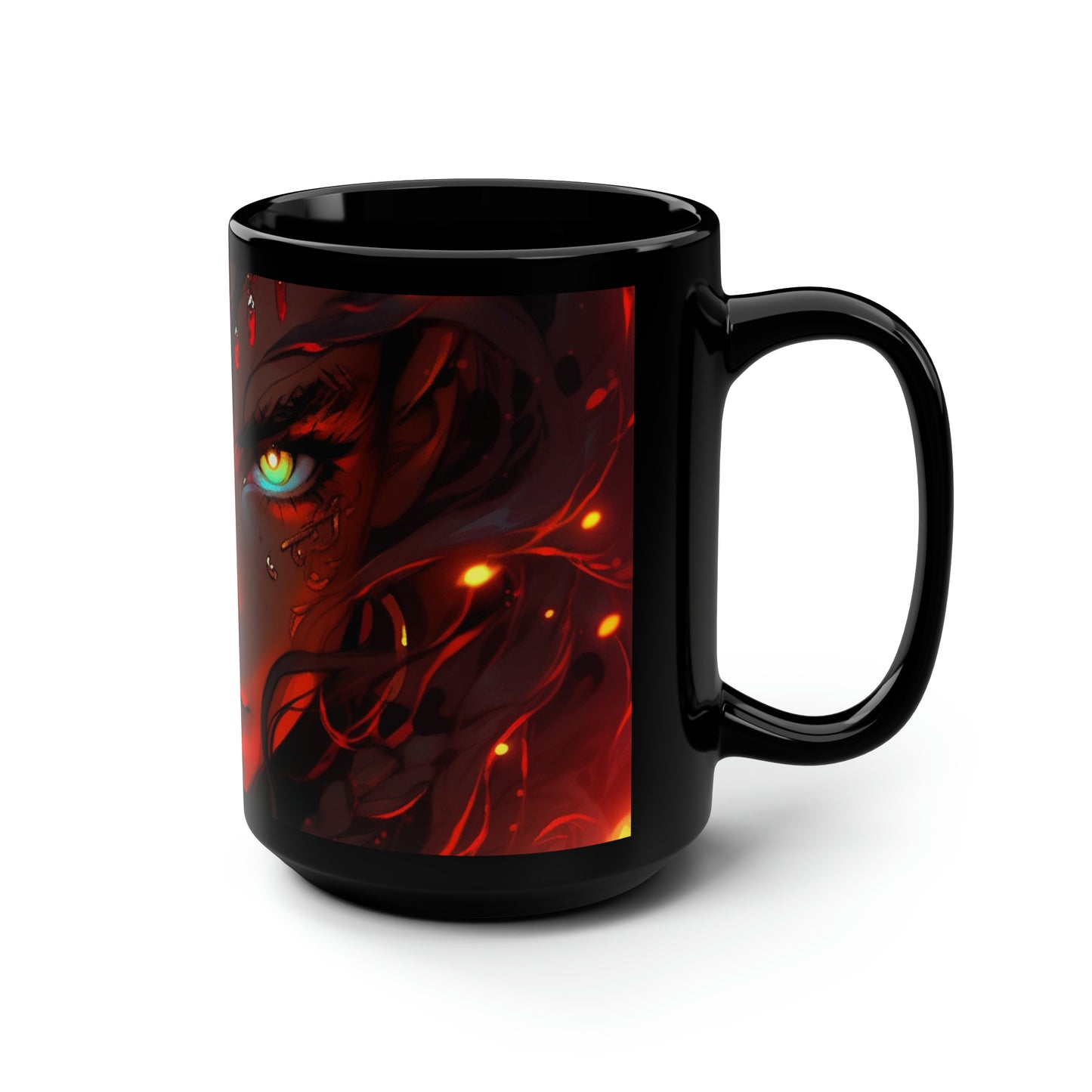 High Order (Closeup) - Black Mug, 15oz