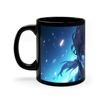 Azure Hero (Closeup) - 11oz Black Mug