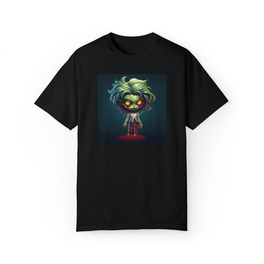 Chibi Zombie Girl - Unisex Ultra Soft Garment-Dyed T-shirt