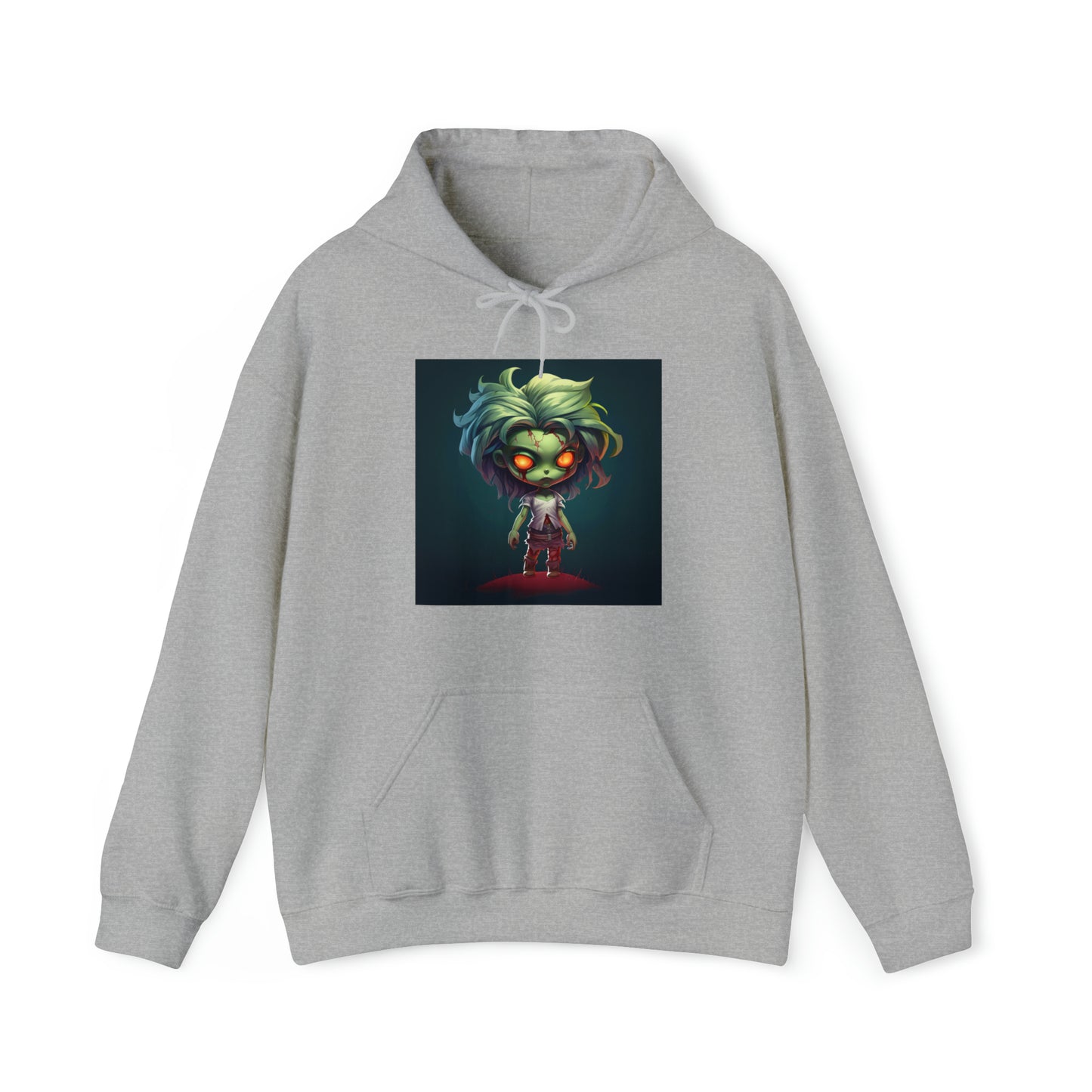 Chibi Zombie Girl - Unisex Heavy Blend™ Hooded Sweatshirt