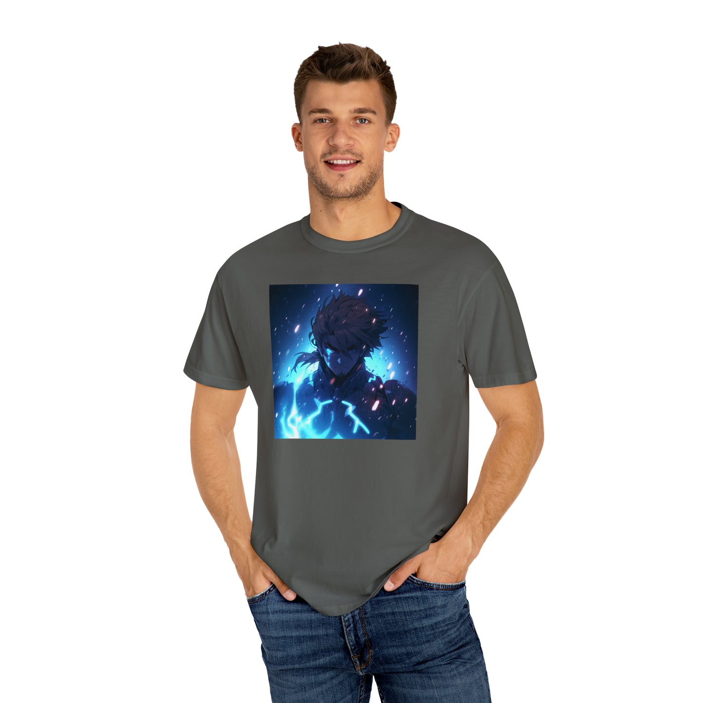 Azure Hero - Unisex Ultra Soft Garment-Dyed T-shirt