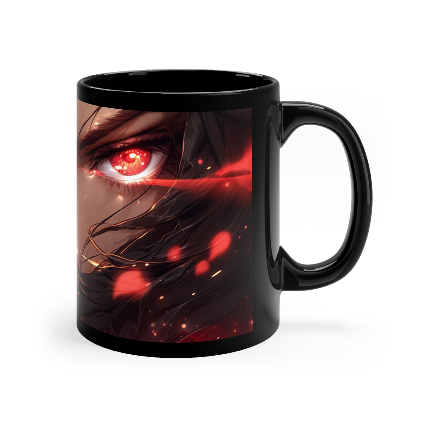 Within the Flame (Closeup) - 11oz Black Mug