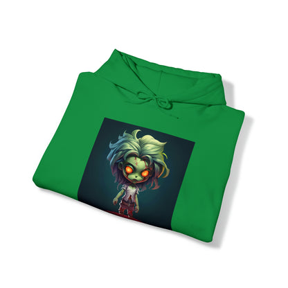 Chibi Zombie Girl - Unisex Heavy Blend™ Hooded Sweatshirt