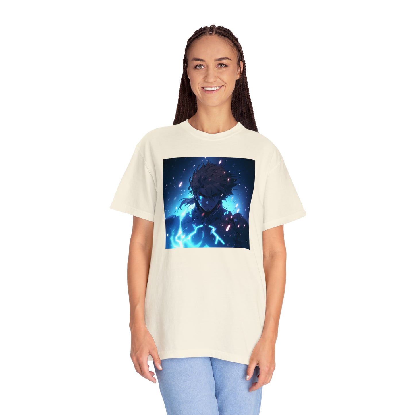 Azure Hero - Unisex Ultra Soft Garment-Dyed T-shirt