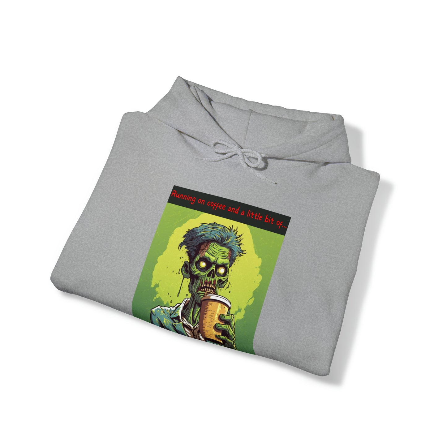 Zombie Coffee Brains - Unisex Heavy Blend™ Hooded Sweatshirt