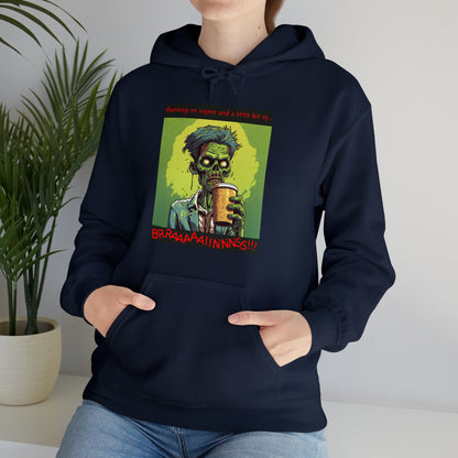 Zombie Coffee Brains - Unisex Heavy Blend™ Hooded Sweatshirt