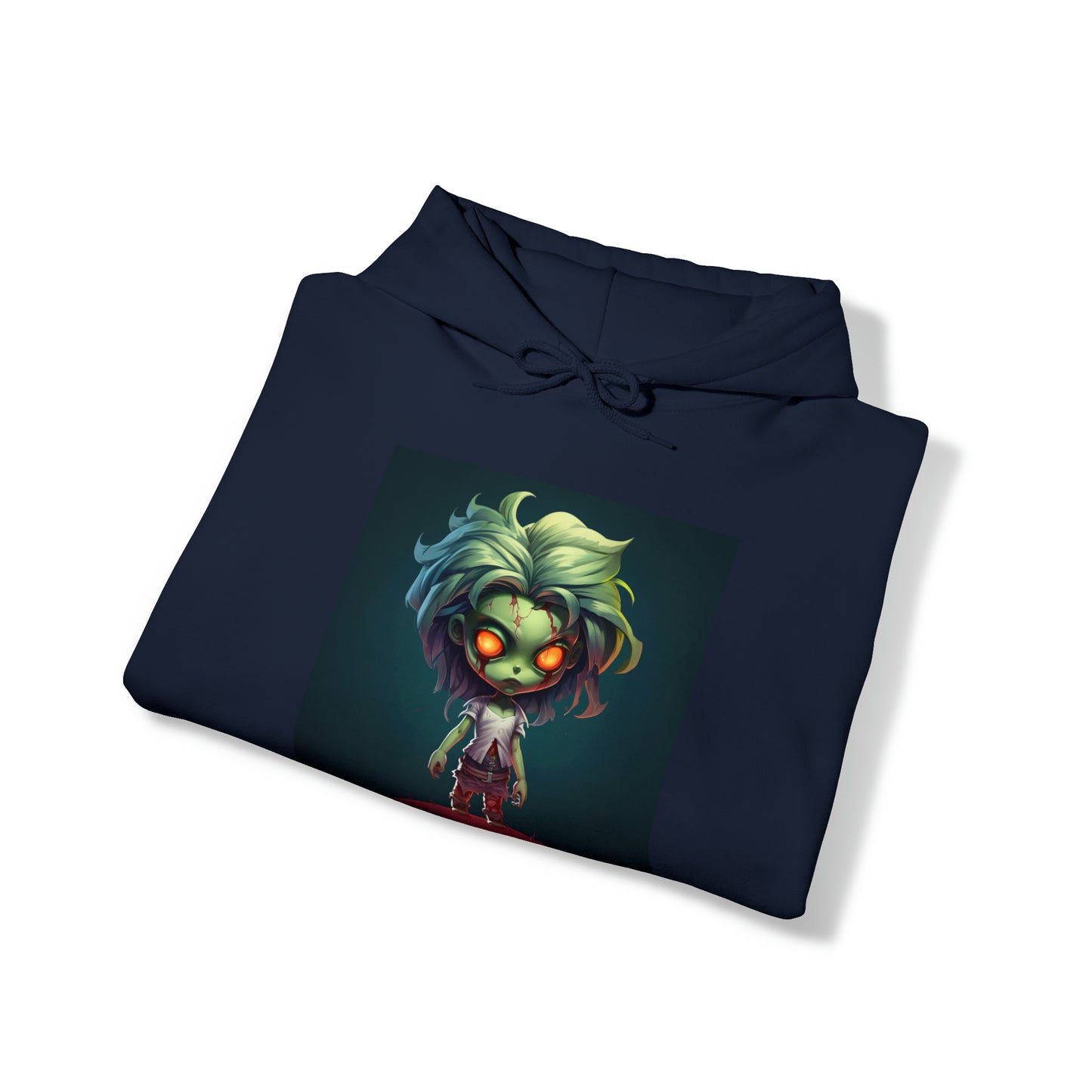 Chibi Zombie Girl - Unisex Heavy Blend™ Hooded Sweatshirt