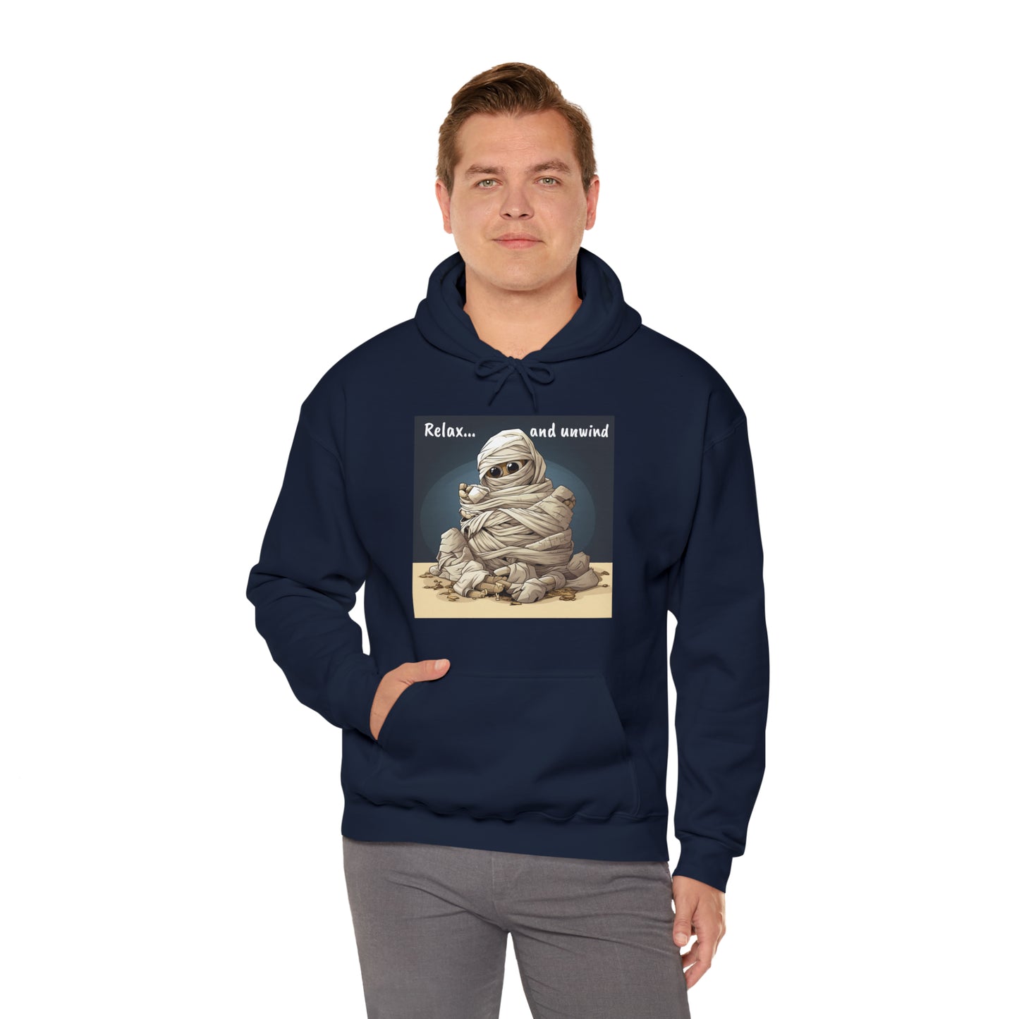 Unwind With Me - Unisex Heavy Blend™ Hooded Sweatshirt