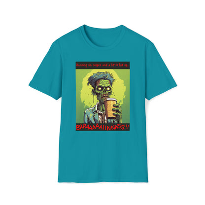 Zombie Coffee Brains - Unisex Softstyle T-Shirt