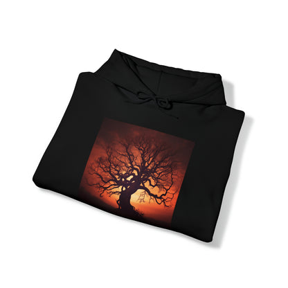 Spooky Tree Sunset - Unisex Heavy Blend™ Hooded Sweatshirt