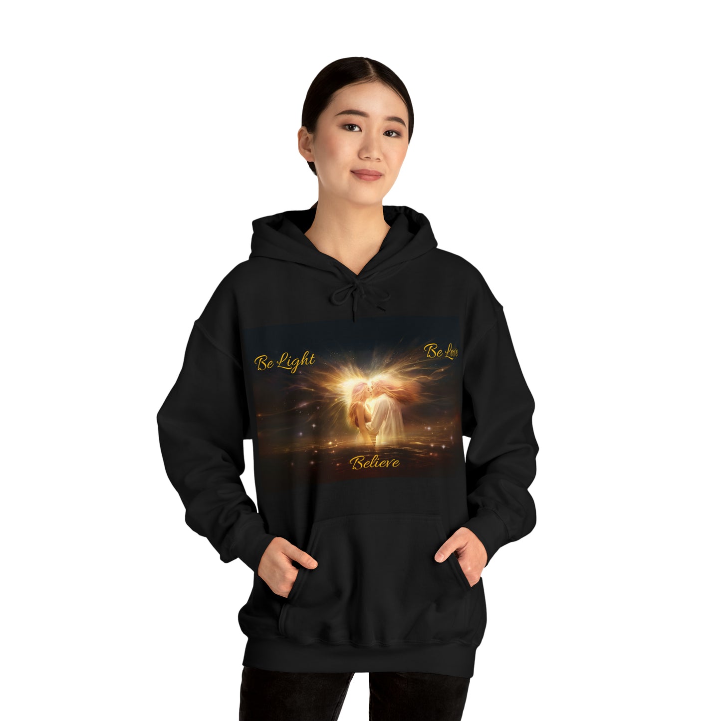 Believe in Love - Unisex Heavy Blend™ Hooded Sweatshirt