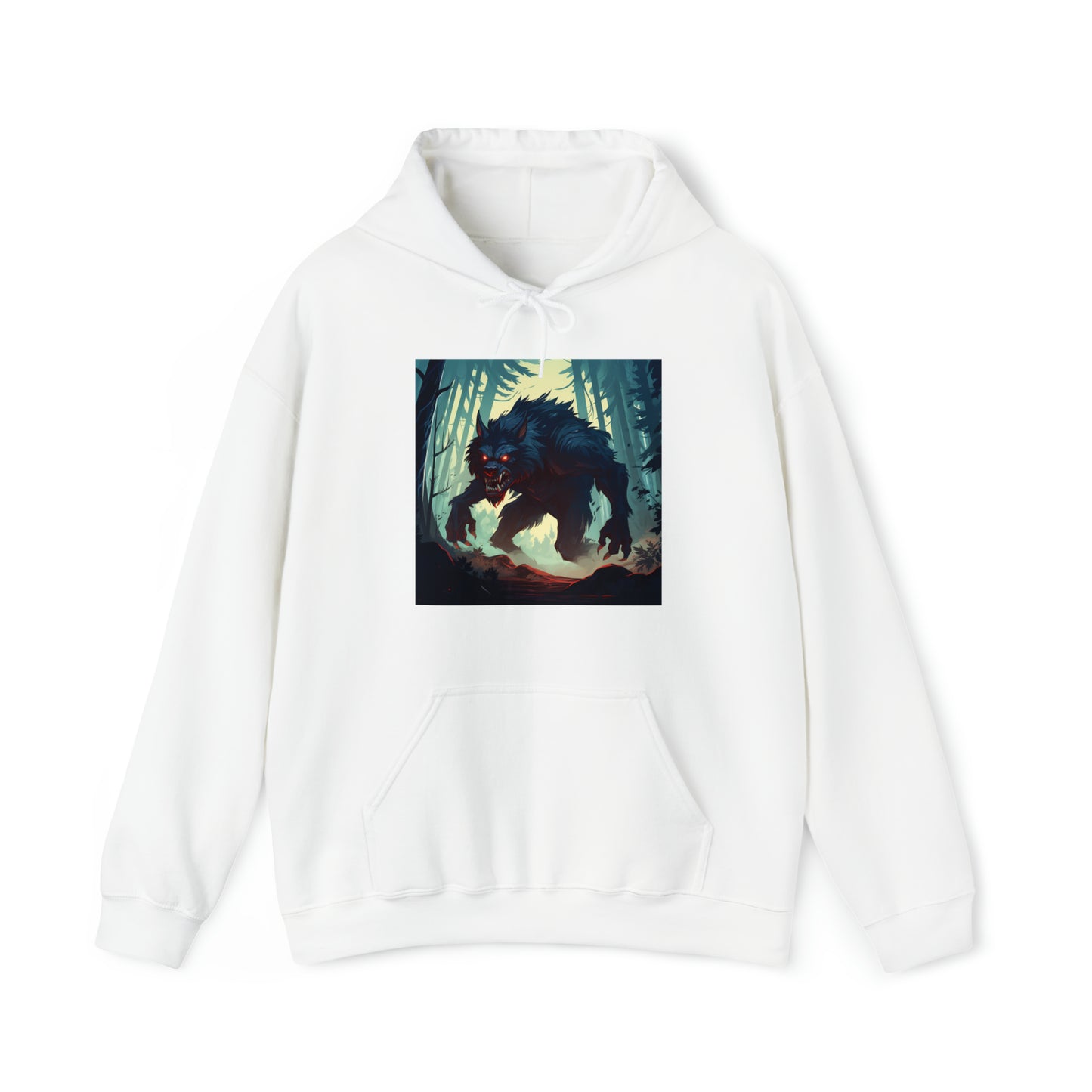 Werewolf in the Woods - Unisex Heavy Blend™ Hooded Sweatshirt