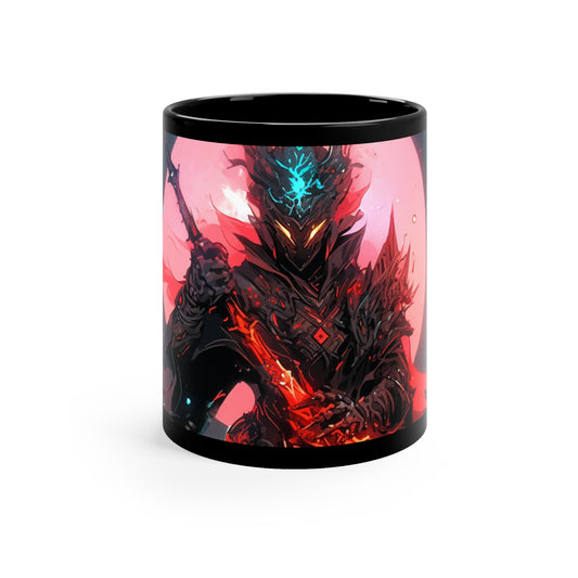 Guardian of Flame (Closeup) - 11oz Black Mug