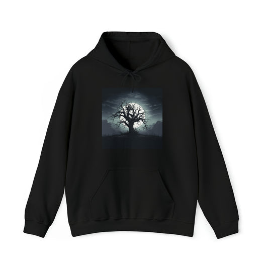 Serene Spooky Tree - Unisex Heavy Blend™ Hooded Sweatshirt