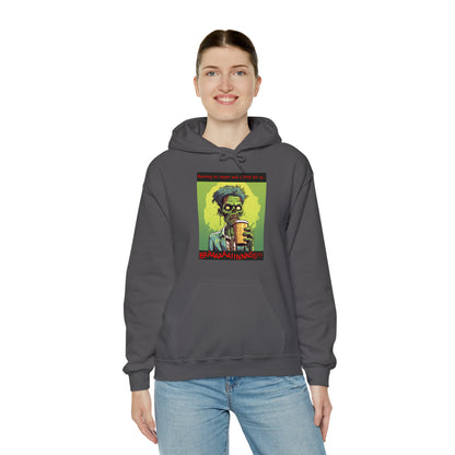 Zombie Coffee Brains - Unisex Heavy Blend™ Hooded Sweatshirt