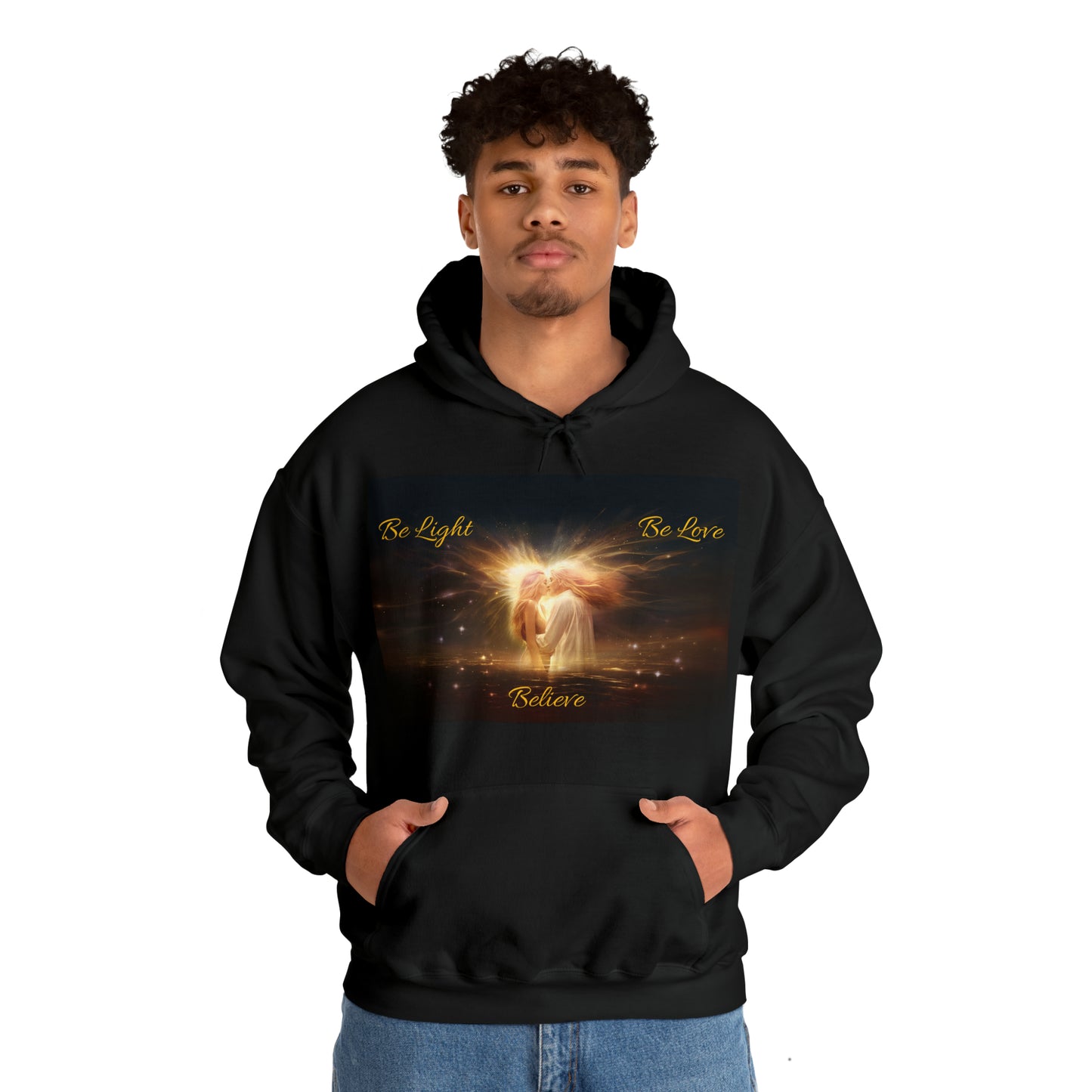 Believe in Love - Unisex Heavy Blend™ Hooded Sweatshirt