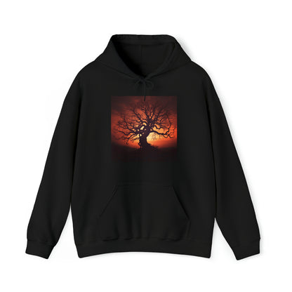 Spooky Tree Sunset - Unisex Heavy Blend™ Hooded Sweatshirt