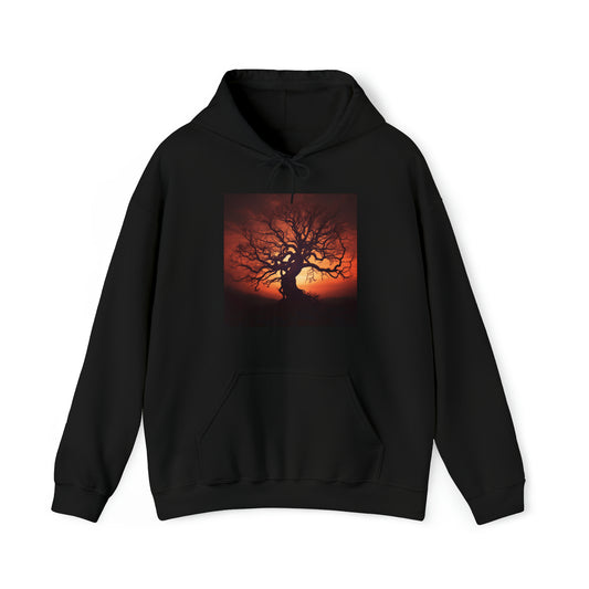 Spooky Tree Sunset - Unisex Heavy Blend™ Hooded Sweatshirt