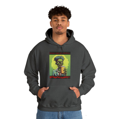 Zombie Coffee Brains - Unisex Heavy Blend™ Hooded Sweatshirt