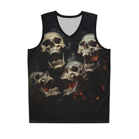 Laughing Skulls - Basketball Jersey (AOP)