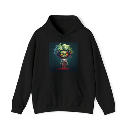 Chibi Zombie Girl - Unisex Heavy Blend™ Hooded Sweatshirt