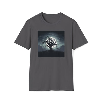 Serene Spooky Tree - Unisex Softstyle T-Shirt