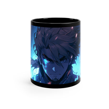 Azure Hero (Closeup) - 11oz Black Mug