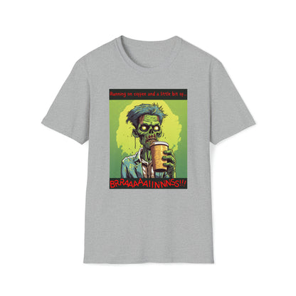 Zombie Coffee Brains - Unisex Softstyle T-Shirt