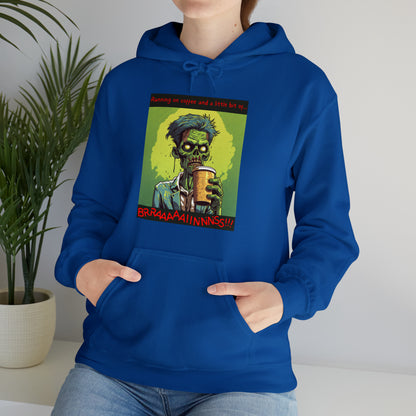 Zombie Coffee Brains - Unisex Heavy Blend™ Hooded Sweatshirt