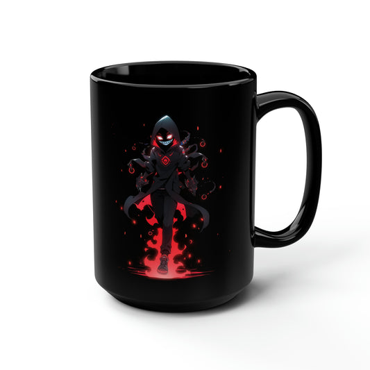 Let's Play A Game - Black Mug, 15oz